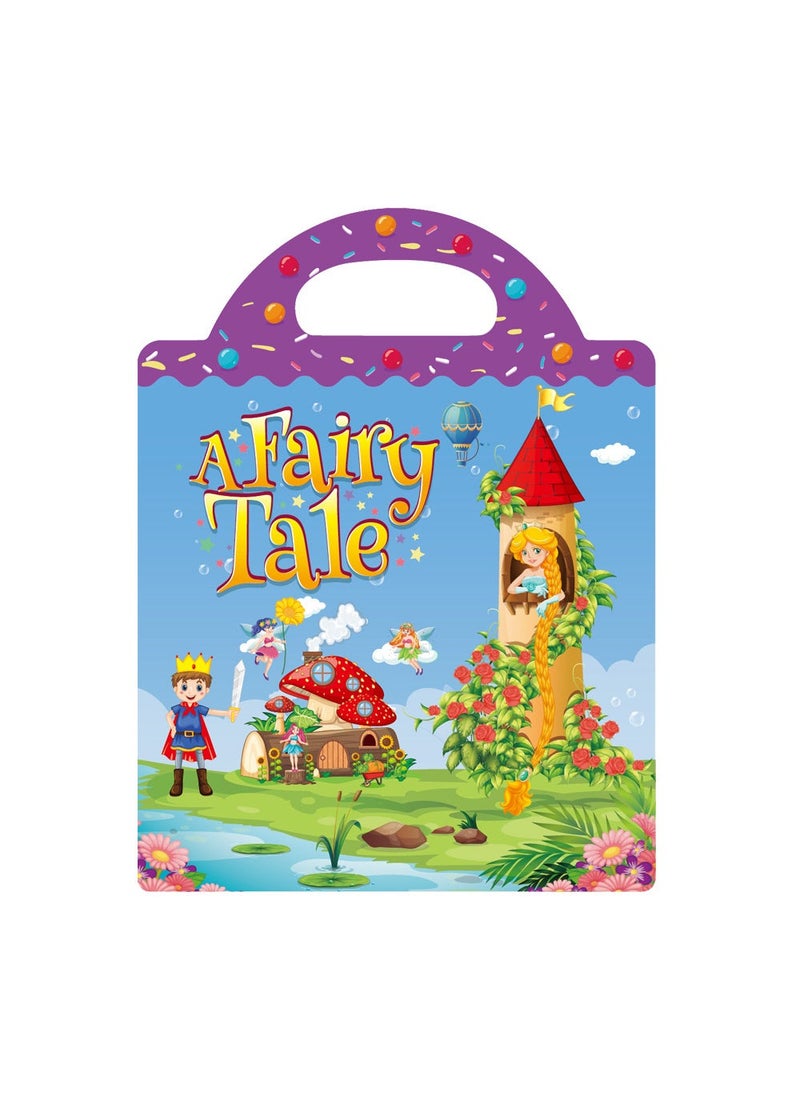 Cross-border DIY fun childrens scene sticker book early education concentration training can be moved repeatedly paste quiet book Fairy Princess 