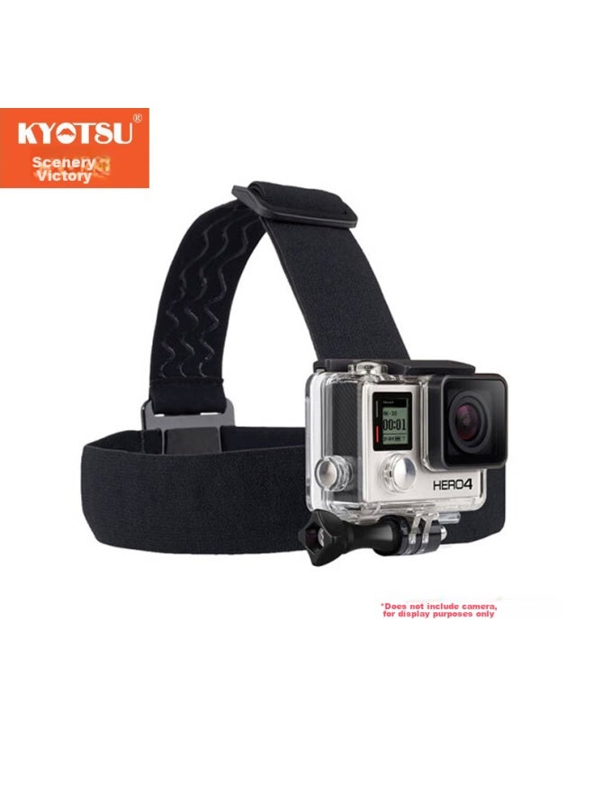 Kyotsu Action Camera Universal Head Strap With Three Anti-slip Rubber Straps For Dji Pocket 3/2, Gopro 13/12/11/10/9/8/7 And Other Action Cameras - Image 1