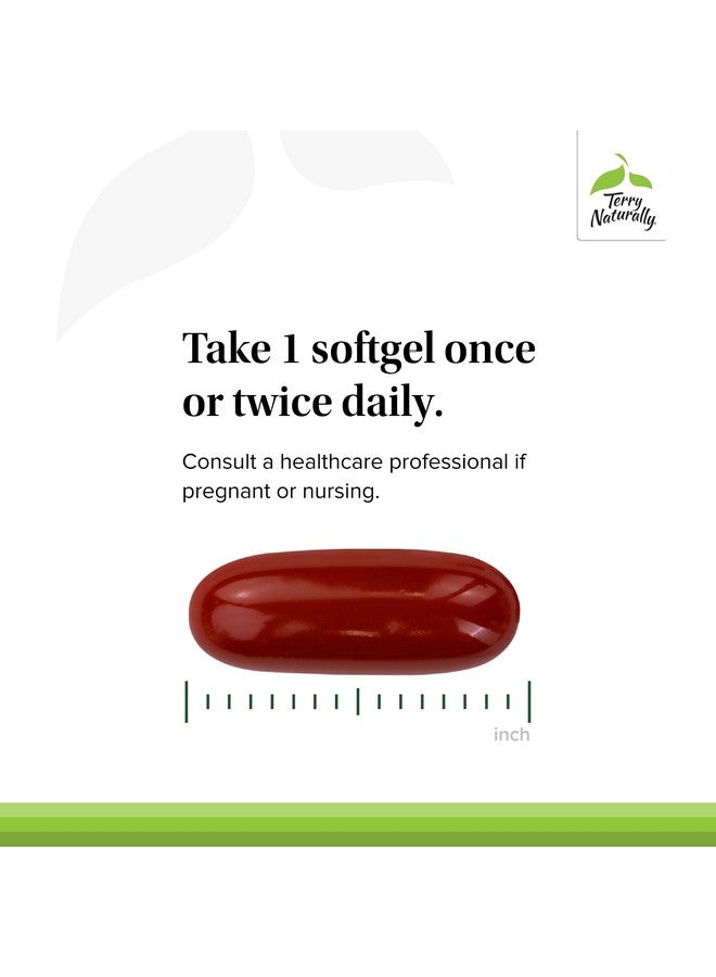 Terry Naturally BosMed 500 - Boswellia Serrata Extract Supplement - Dietary Supplement for Healthy Lung Support - Herbal Supplement Formula - 60 Softgels - Image 4