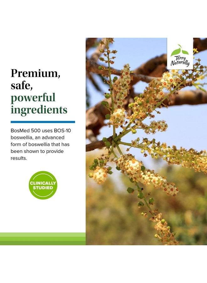 Terry Naturally BosMed 500 - Boswellia Serrata Extract Supplement - Dietary Supplement for Healthy Lung Support - Herbal Supplement Formula - 60 Softgels - Image 5