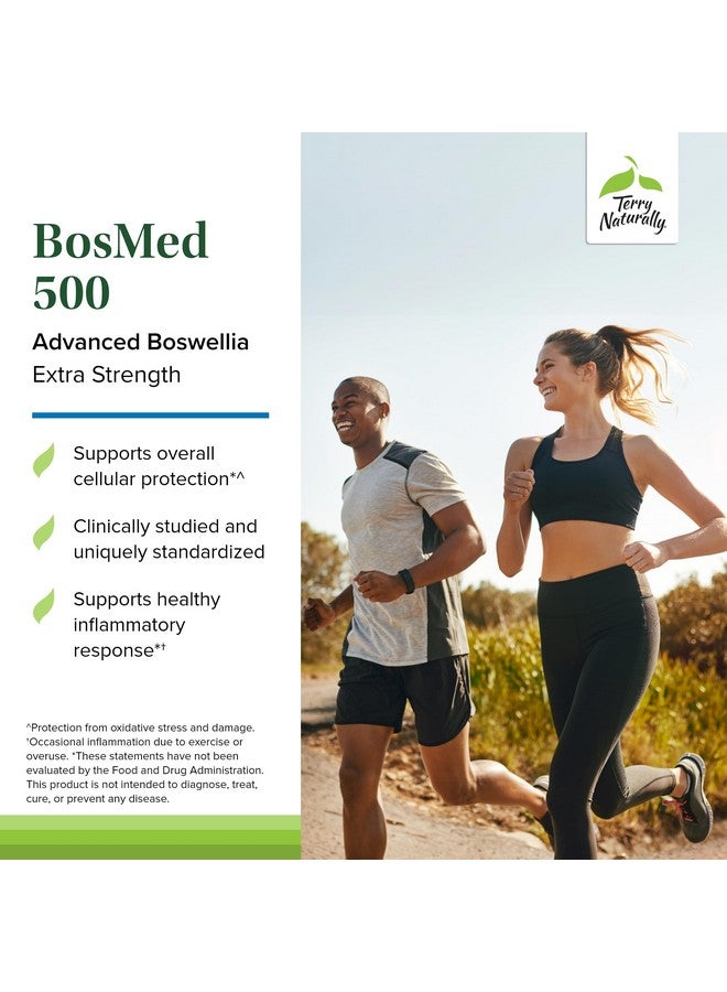 Terry Naturally BosMed 500 - Boswellia Serrata Extract Supplement - Dietary Supplement for Healthy Lung Support - Herbal Supplement Formula - 60 Softgels - Image 3