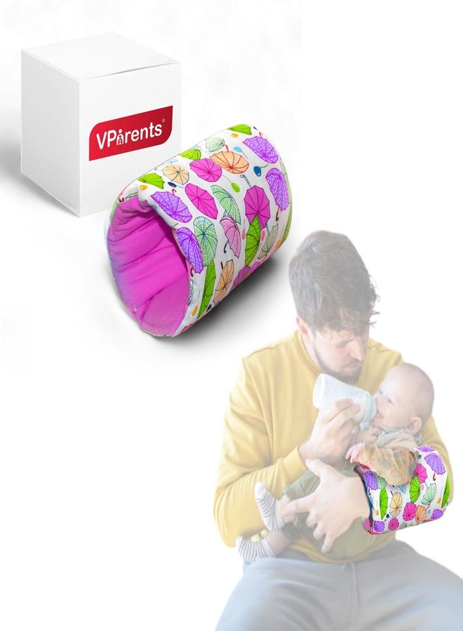 VParents Baby Feeding Arm Pillow for New Born Nursing Pillow for Breast and Bottle Feeding Pillow (Chunky) - Image 1