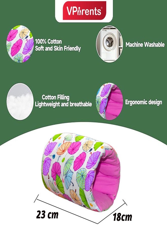VParents Baby Feeding Arm Pillow for New Born Nursing Pillow for Breast and Bottle Feeding Pillow (Chunky) - Image 3