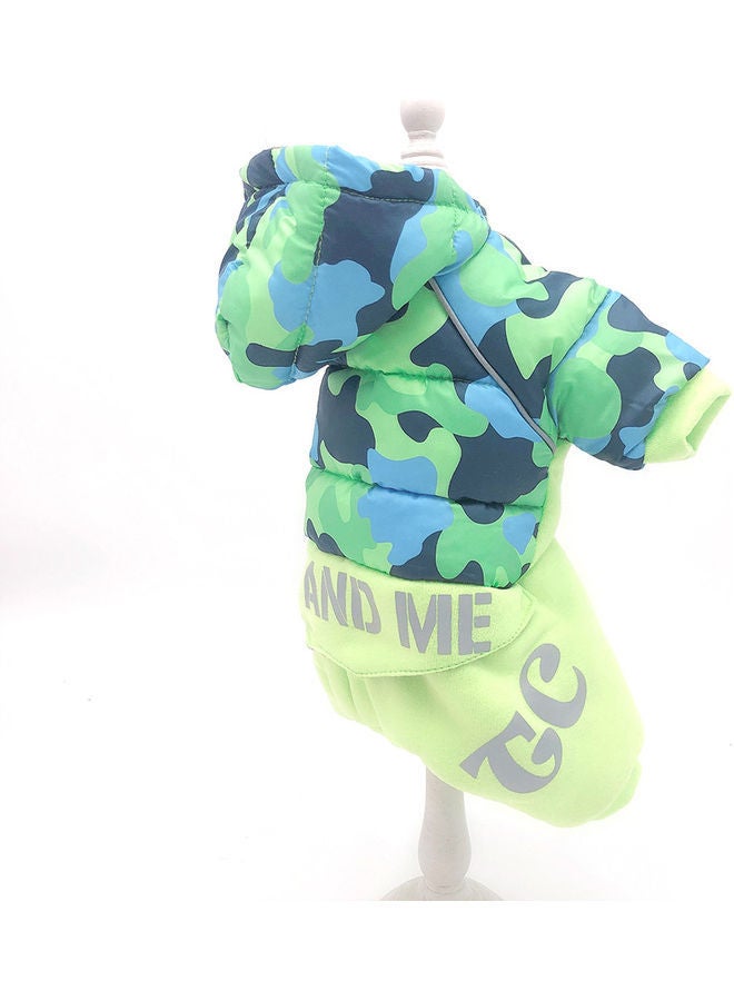 Loquat Waterproof Pet Clothes Green 25.00 x 2.00 15.00cm - Image 1