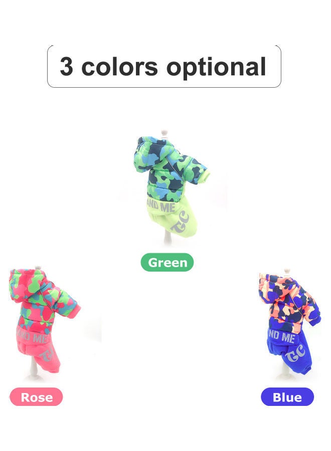 Loquat Waterproof Pet Clothes Green 25.00 x 2.00 15.00cm - Image 3