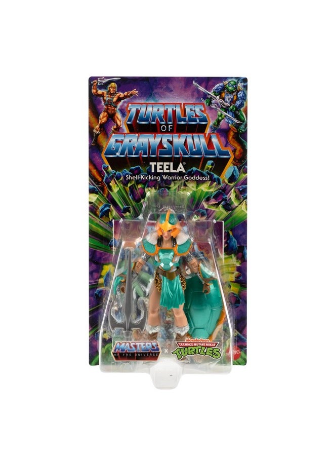 دمية أكشن وإكسسوارات Turtles Of Grayskull من Mattel Origins، لعبة Teela Collectible Toy مع 16 مفصلًا، Tmnt & Motu Crossover - pzsku/ZAC855F49C1E29053D4BEZ/45/_/1734347292/d4a7fcfb-3bfa-4f2c-bab7-6b11f43ace7a