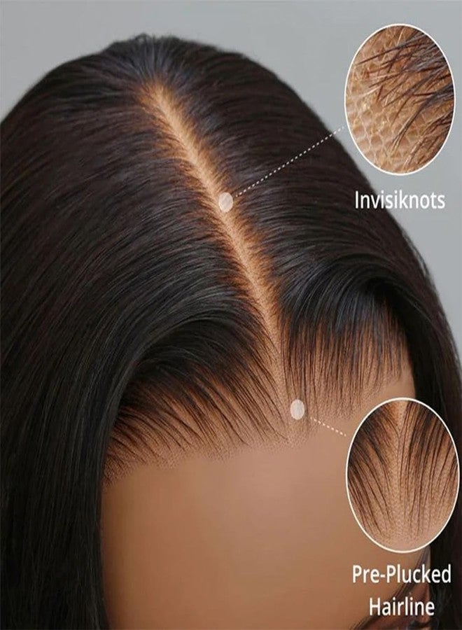 ISEE Hair M Cap 9x6 Bob Wig Human Hair Glueless Wigs Pre Plucked Pre Cut HD Lace Front Glueless Wigs Human Hair 180% Density Short Straight Bob Wigs for Black Women 12 inch - Image 5