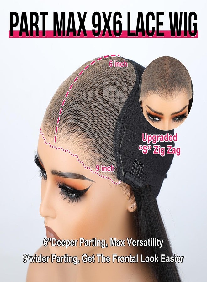 ISEE Hair M Cap 9x6 Bob Wig Human Hair Glueless Wigs Pre Plucked Pre Cut HD Lace Front Glueless Wigs Human Hair 180% Density Short Straight Bob Wigs for Black Women 12 inch - Image 4