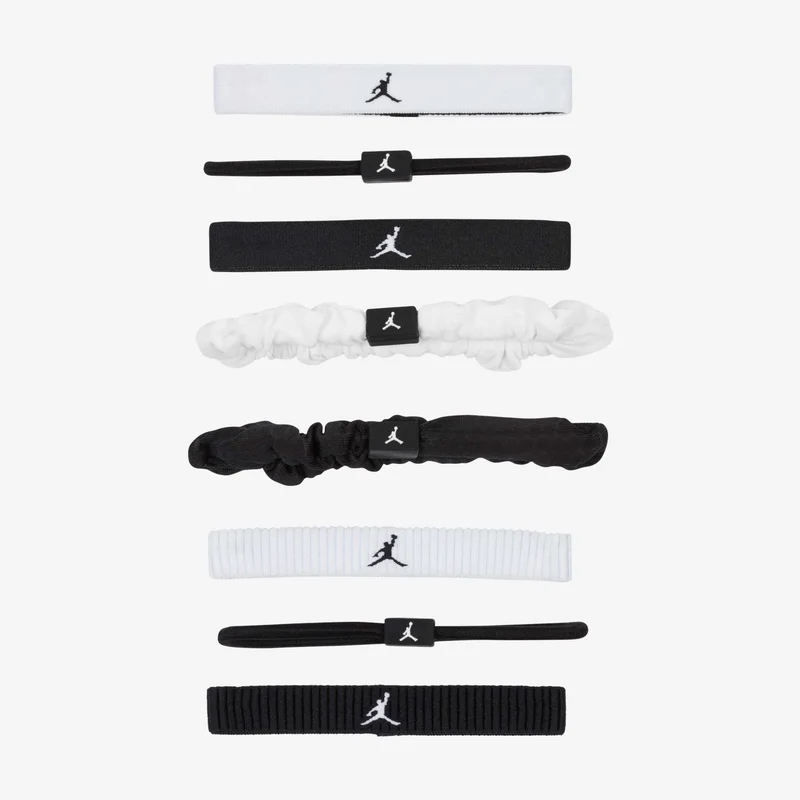 Sport Mixed Elastic Hair Bands (8 Pack)