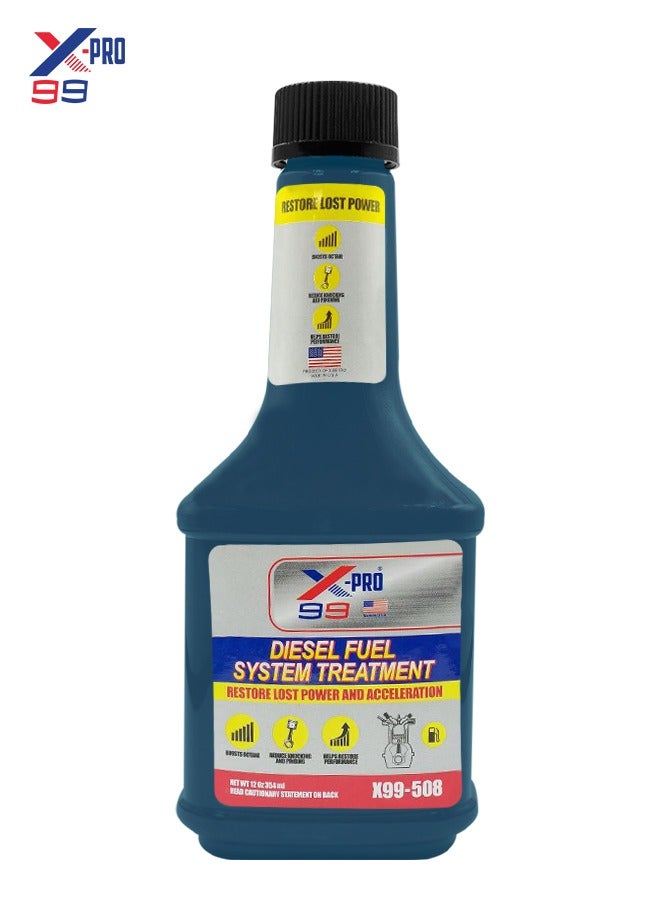 X99-PRO Title: X99-508 Diesel Fuel System Treatment - Restores Lost Power & Acceleration - 354ml - Image 1