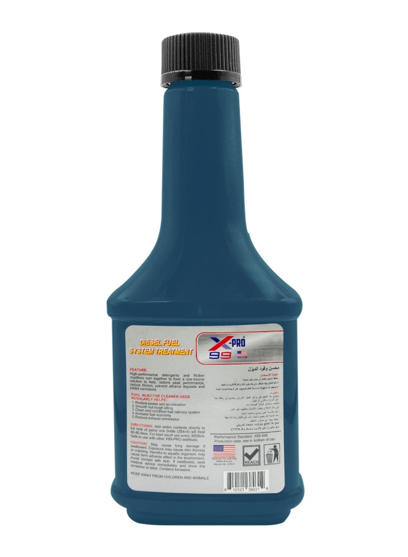 X99-PRO Title: X99-508 Diesel Fuel System Treatment - Restores Lost Power & Acceleration - 354ml - Image 2