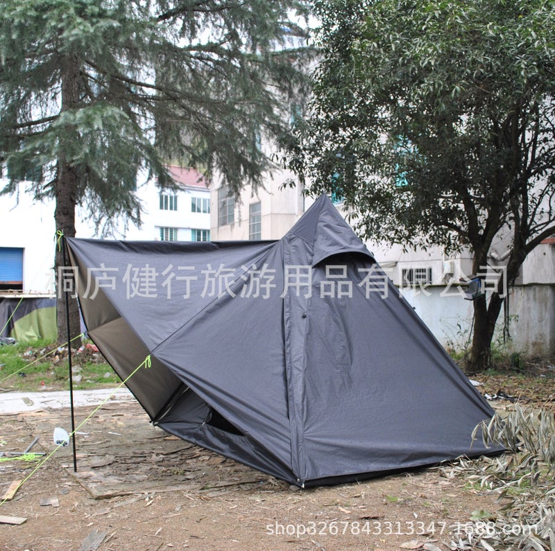 73Hours Outdoor Indian Tent Pyramid Tent 4 People Camping Folding Canopy Tent Weatherproof Camping Tent - Image 3