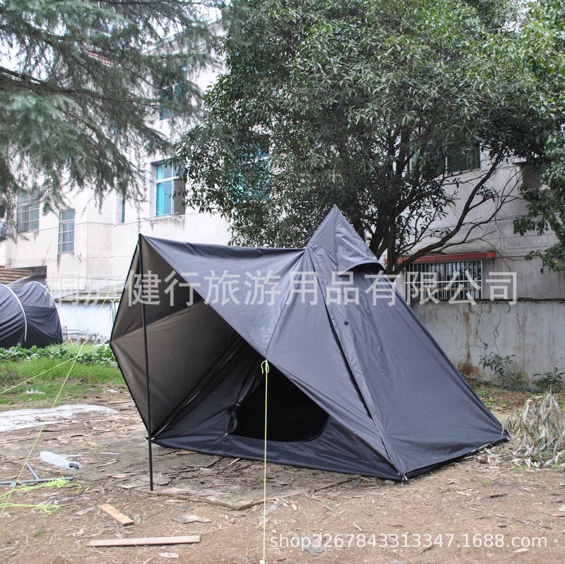 73Hours Outdoor Indian Tent Pyramid Tent 4 People Camping Folding Canopy Tent Weatherproof Camping Tent - Image 2