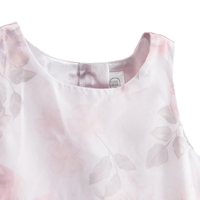 كول كلوب فستان وردي بوليستر بدون أكمام