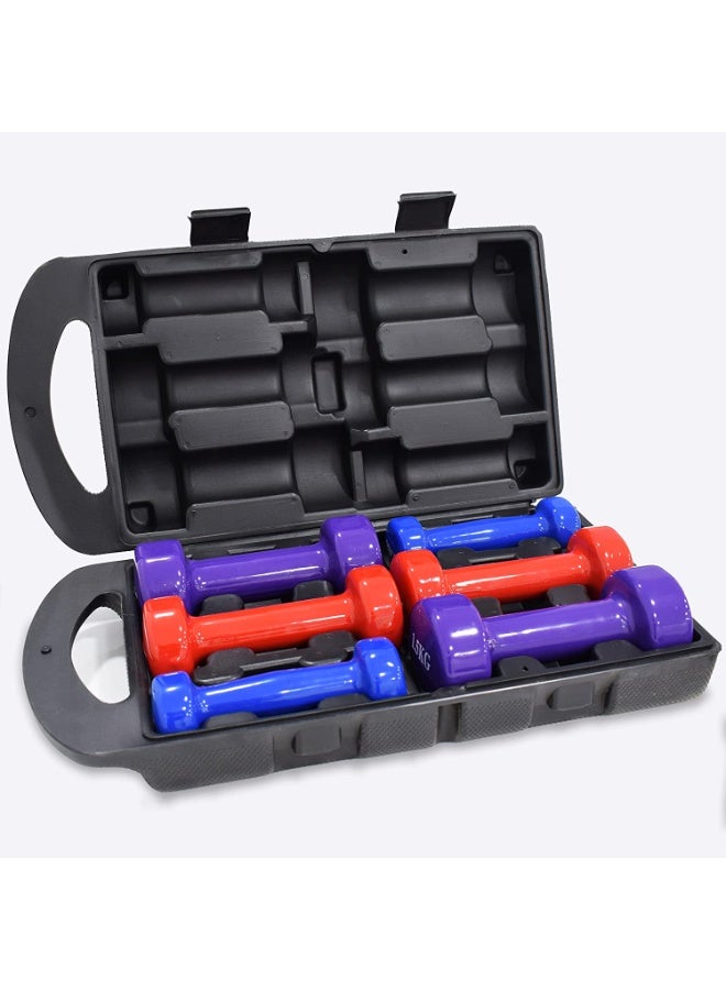 Laminated Dumbbells 10kg 3 Pair Premium Quality Gym Weight Dumbbell Set for Home Workout Strength Training Fitness Equipment - Image 5