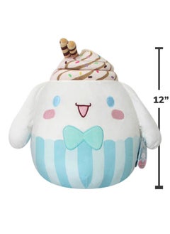 SQUISHMALLOW Squishmallows Official Kellytoy Sanrio Squad Squishy Stuffed Plush Toy Animal (Cinnamoroll (Ice Cream), 12 inch)  - Image 2