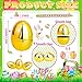 OCTERIC 18Pcs Easter Eggs Bulk 23 Fillable Shiny Golden Metallic Plastic Easter Eggs Empty for Easter Hunt Easter Basket Stuffers Party Favor Classroom Prize Supplies - Image 4