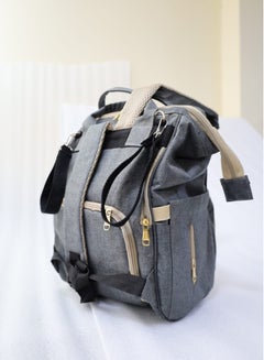Generic Baby diaper bag, waterproof, suitable for carrying all baby items, with an attractive design and high quality (Grey)  - Image 2