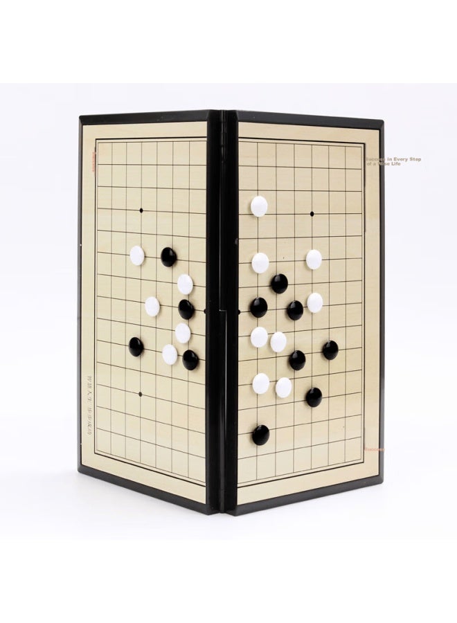 SUCCESS Chenggong Magnetic Five-in Chess Set With Folding Board, Board Game For Children's Leisure And Travel, Portable Five-in Chess Set 5218 - Image 2