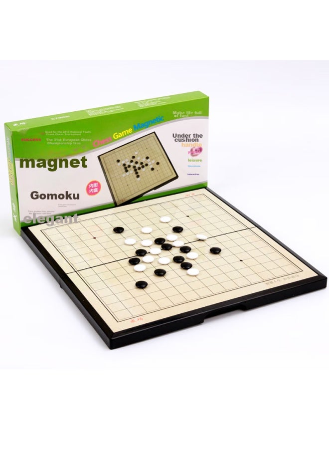 SUCCESS Chenggong Magnetic Five-in Chess Set With Folding Board, Board Game For Children's Leisure And Travel, Portable Five-in Chess Set 5218 - Image 4