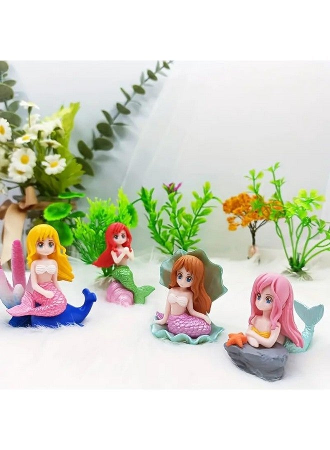VAYINATO® Miniature Mermaid Cute Resin Toys for Aquarium Fish Tank Decoration and Desk, Terrarium, Cake and Indoor DIY Decorations (2 Pcs Any Mermaid) by Petzifeworld - Image 5