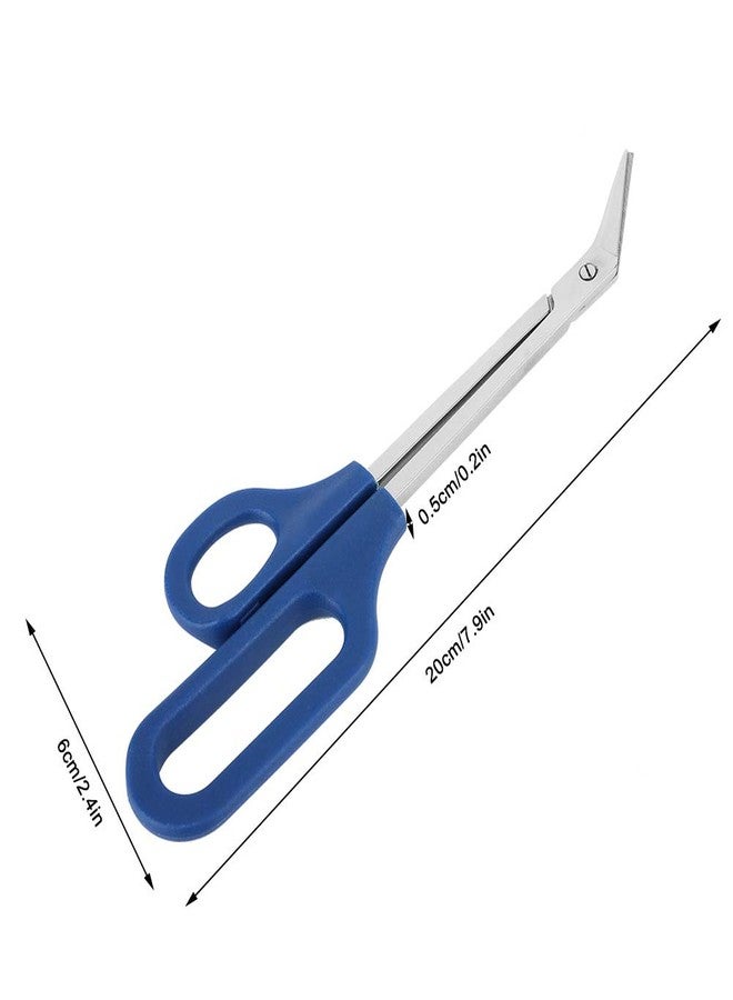 Tbest Nagelschere Mit Langem Griff,Long Handled Scissors for Toenails Nail,Long Toenail Clippers for Seniors Long Handle Stainless Steel Long Handle Small Scissors Professional Handcraft Scissors - Image 4