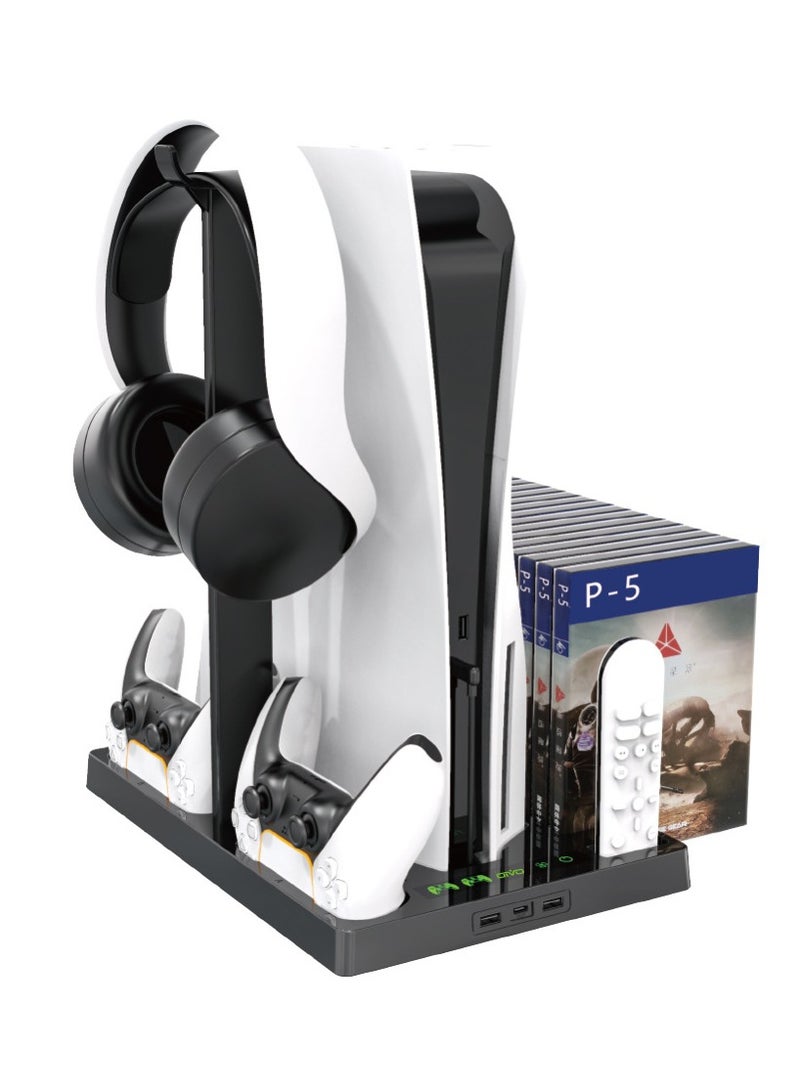 NIBEMINENT NIBEMINENT For PS5 radiator + handle charger + multi-function PS5 storage bracket base  - Image 1
