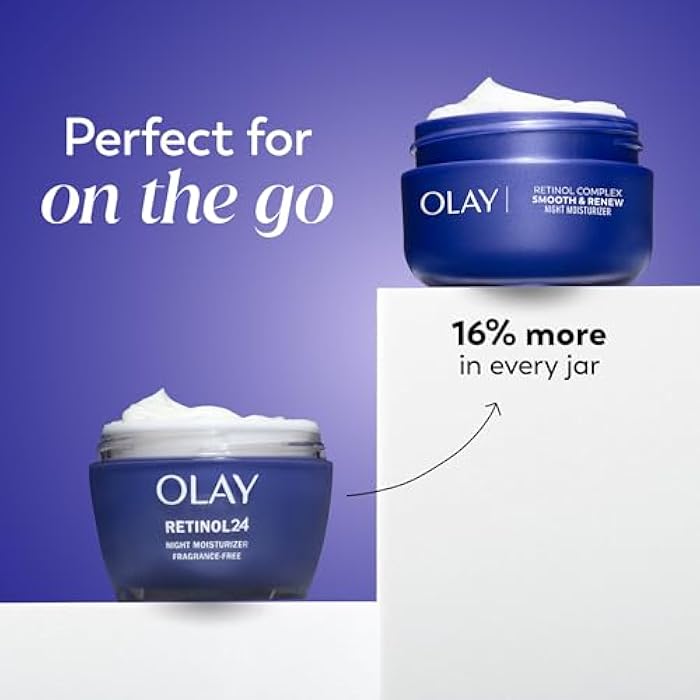 Olay Regenerist Radiance Retinol Face Moisturizer: Smooth & Renew Cream for Women - Fragrance-Free, Anti-Aging, Anti-Wrinkle, Tightening & Brightening - 2 Oz - Image 3