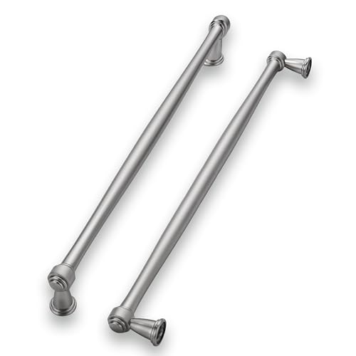 khtumeware 6 Pack 12 Inch305mm Brushed Satin Nickel Cabinet Pulls Kitchen Cabinet Handles Cabinet Hardware for Cupboard Drawer Handles Dresser Pulls - Image 1