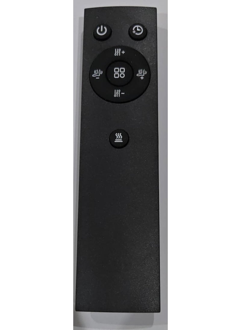 Replacement Remote Control Compatible With Electric Fireplace Heater with Flame Brightness Heat Timer and Power Functions