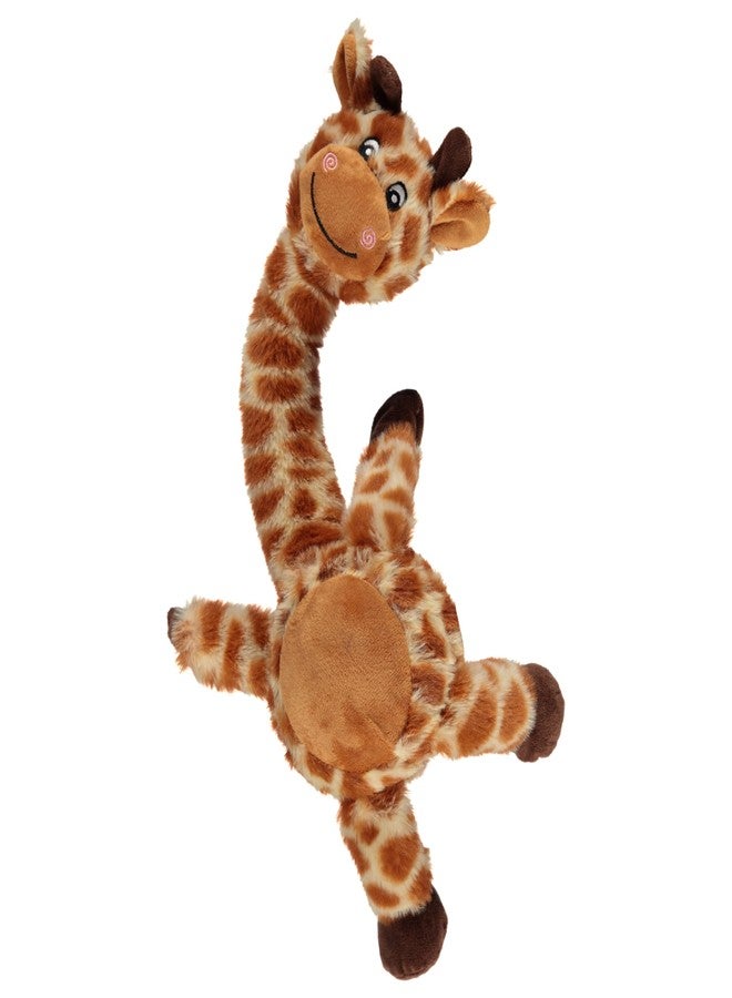 Cudlie Plush Dog Toy with 3D Animal Head & Large Belly Squeaker - Soft Squeaky Toy for Small & Medium Dogs - Stuffed Animal Toy in Elephant, Giraffe or Zebra - Image 4