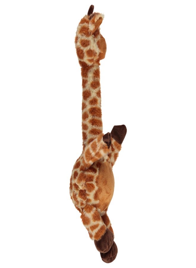 Cudlie Plush Dog Toy with 3D Animal Head & Large Belly Squeaker - Soft Squeaky Toy for Small & Medium Dogs - Stuffed Animal Toy in Elephant, Giraffe or Zebra - Image 3