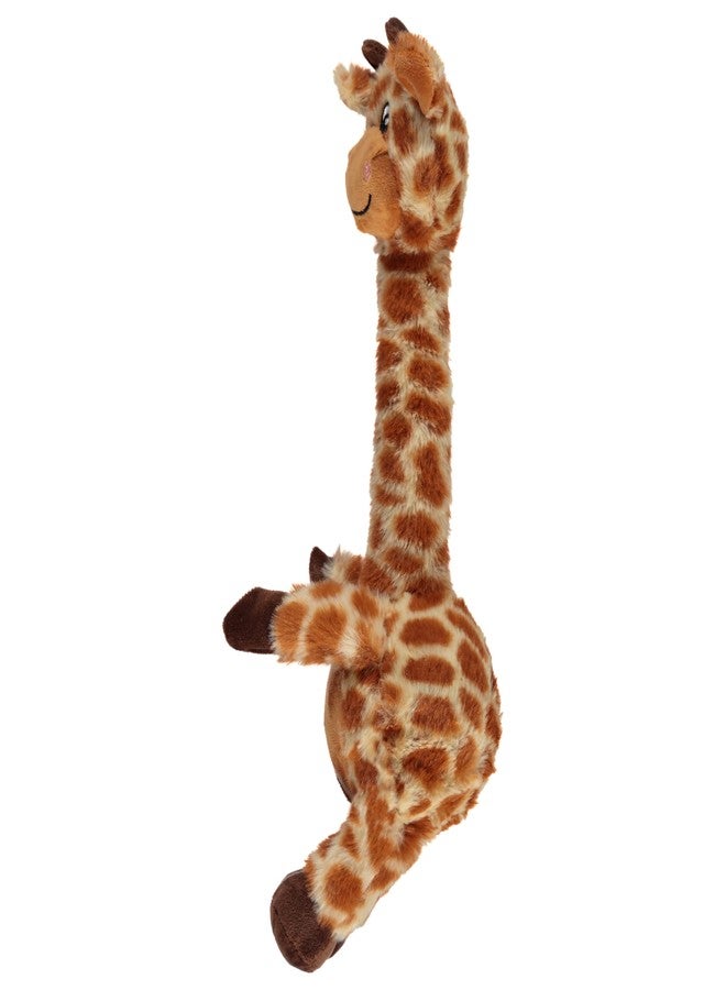 Cudlie Plush Dog Toy with 3D Animal Head & Large Belly Squeaker - Soft Squeaky Toy for Small & Medium Dogs - Stuffed Animal Toy in Elephant, Giraffe or Zebra - Image 2