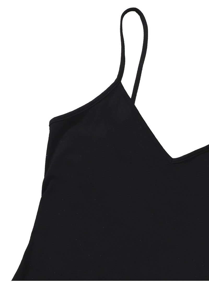 Mesery Mesery Bundle Of Two Cotton Stretch Plain Spaghetti Tops  - Image 3