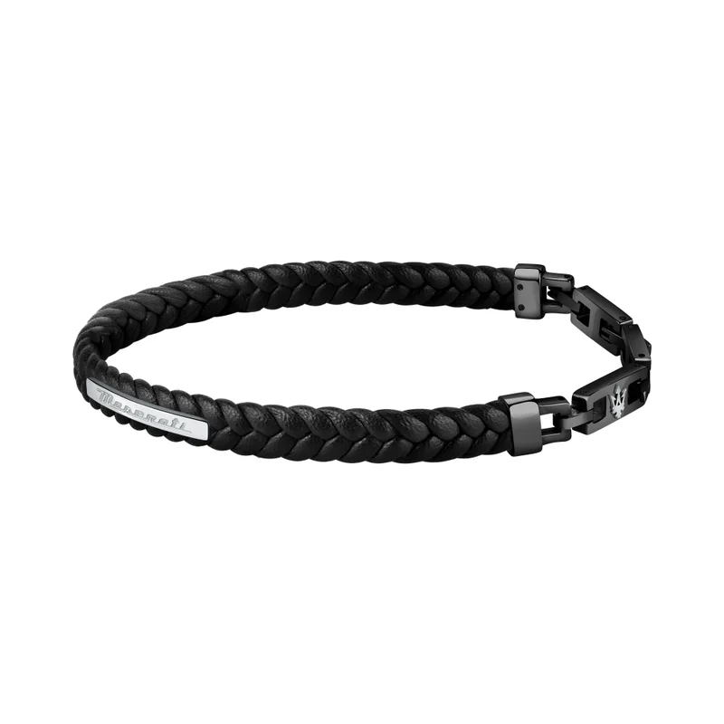 Maserati Recycled Leather collection Men's   Bracelet - JM222AVE02