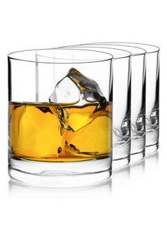 Luigi Bormioli Classico Set of 4 DOF Glasses, 13.5 Oz. Whiskey Glass, Made in Italy Drinking Glasses, Crystal SON-hyx Glass, Dishwasher Safe
