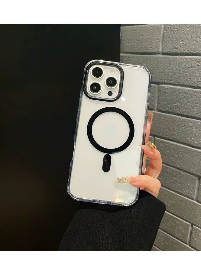 Apple 13 Pro Clear Camera Lens Back Cover in Black Anti-drop Elegantly designed transparent camera lens case - Image 2