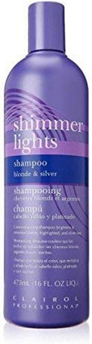 Clairol Shimmer Lights Shampoo For Blonde And Silver Hair 16 oz 473 ml
