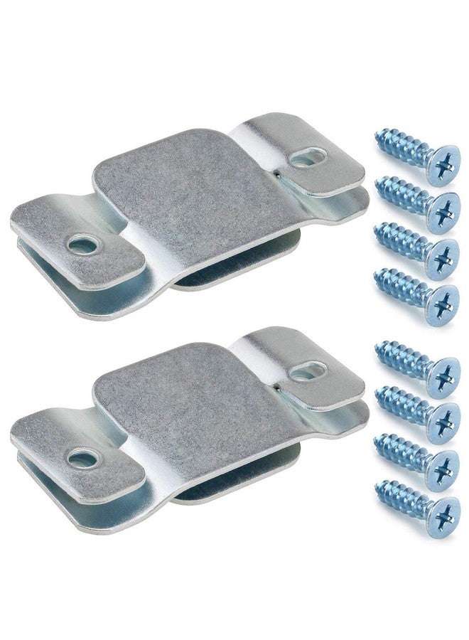 Cerpourt Metal Sectional Couch Connectors Furniture Interlocking,Sectional Sofa Fastener Software Bracket with Screws for Loveseat, Recliner, Chair or Chaise Lounge (4 Pcs)  - Image 1