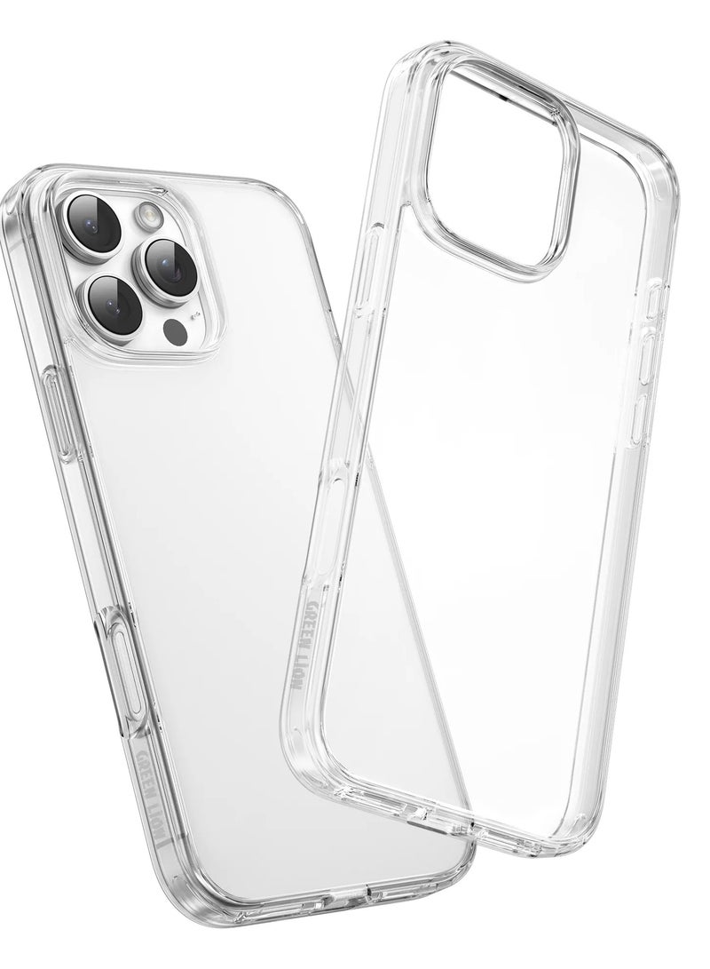 GREEN LION iPhone 16 Plus 4 In 1 Defender Pack / Anti-Shock Case / Nano HD Full Protection / Camera Lens Film / 3D Pet HD Glass - Clear - Image 1