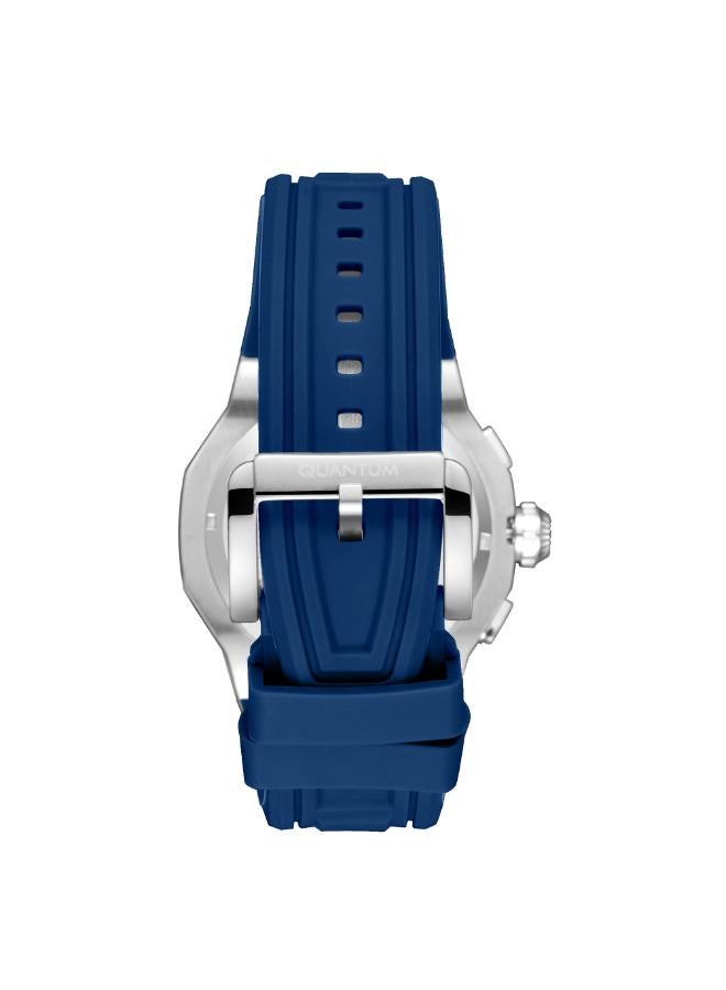 Quantum Men's Silicone Chronograph Watch HNG1082.399 - 46 mm - Image 5