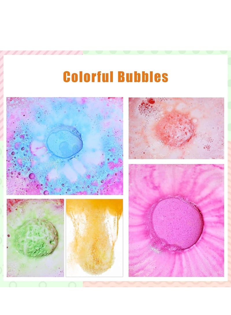 TRASSLE Bath Bombs for Kids with Surprise Inside Kids Bath Bombs Gift Set,12pcs Bath Bubbles Gift Set with Marine Animal Toys, Safe Natural Non-Toxic Bubbles Bath Bubbles - Image 4