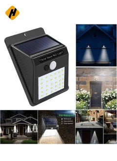 HuHa LED Bright Outdoor Security Lights with Motion Sensor Solar Powered Wireless Waterproof  - Image 1