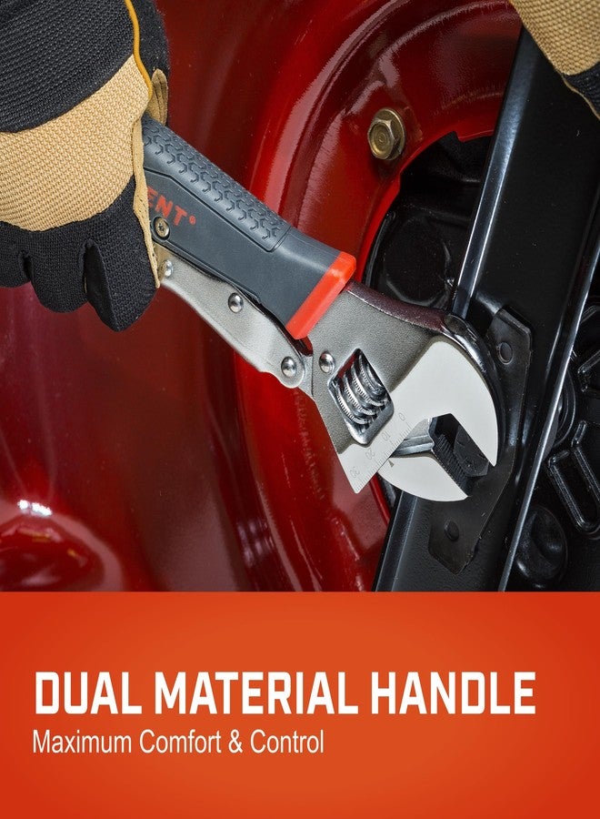 كريسنت مفتاح كريسنت ١٠ بوصات قابل للتعديل والقفل مصنوع من مادة مزدوجة - ACL10VS - Image 2