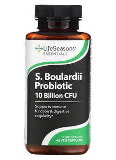 S. Boulardii Prodiotic 10 Billion 60 Veg Capsules (5 Billion CFU per Capsule)