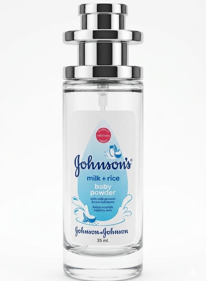 Johnson's Baby Powder Perfume Milk And Rice 35 ML - Image 1