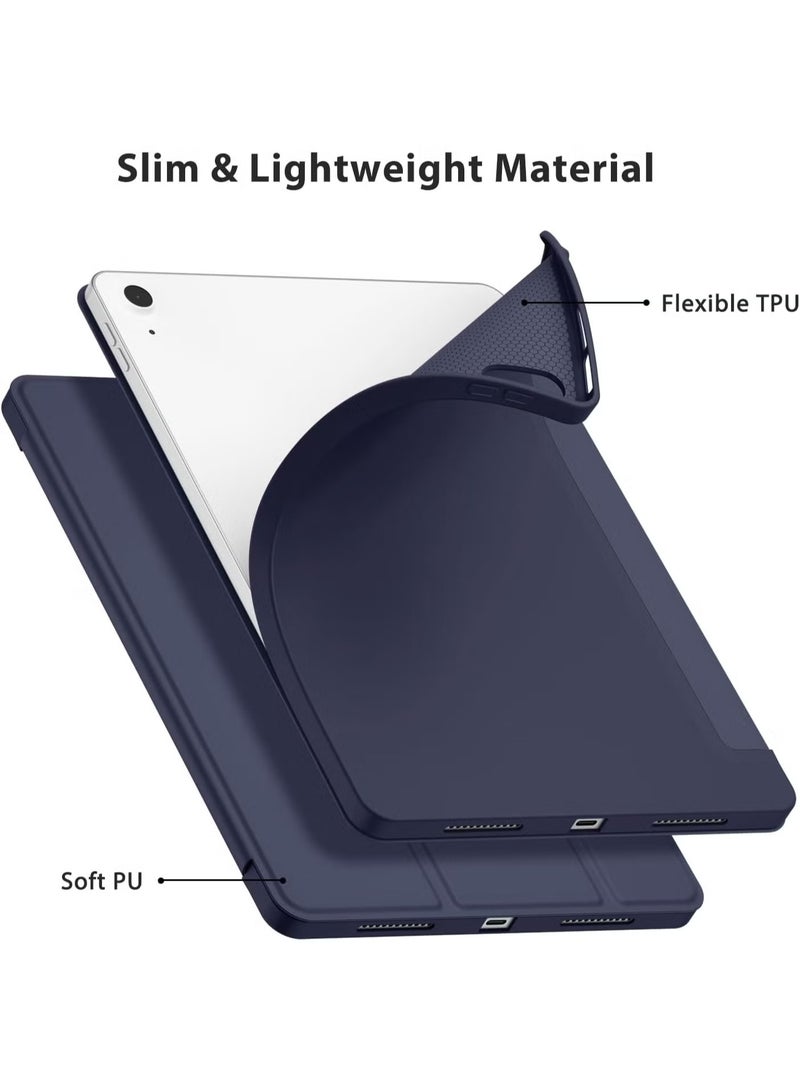 TWEGGON iPad (A16) 11th Generation 2025 Case Protective Flip Folio Smart Case Cover for Apple iPad (A16) 11th Generation Blue - Image 2