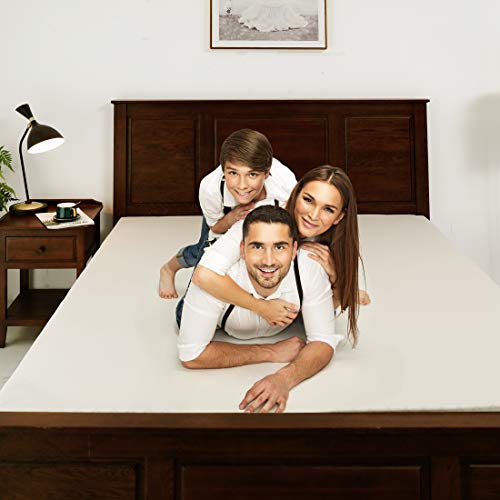 COSMOPLUS Fitted Sheet- COSMOPLUS Queen Fitted Sheet Only（No Flat Sheet or Pillow Shams）,4 Way Stretch Micro-Knit,Snug Fit,Wrinkle Free,for Standard Mattress and Air Bed Mattress from 8” Up to 14”,Beige - Image 3