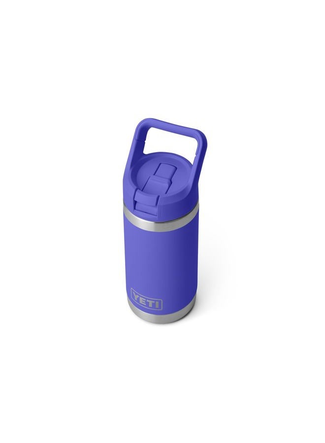 YETI Rambler Jr. 12 oz Kids Bottle, with Straw Cap, Ultramarine Violet - Image 4