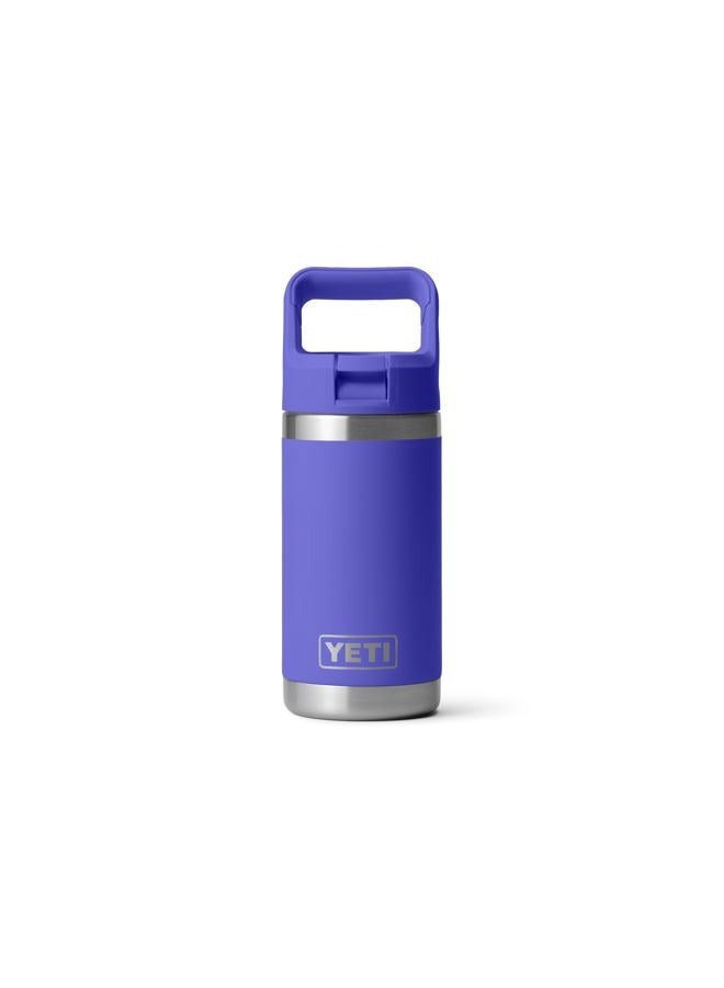 YETI Rambler Jr. 12 oz Kids Bottle, with Straw Cap, Ultramarine Violet - Image 1